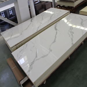 3D UV PVC MARBLE BLACK WHITE SHEET